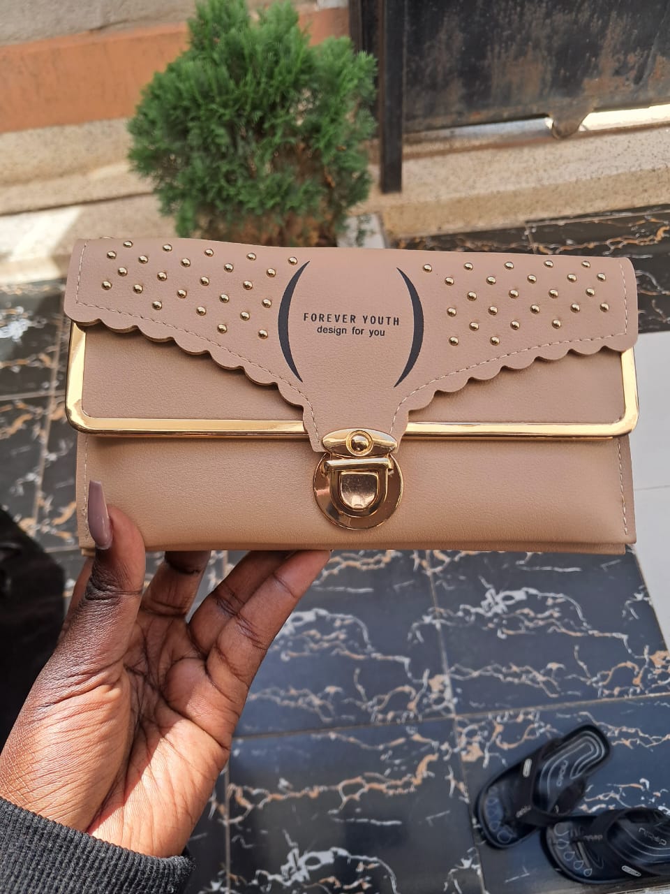 Golden Grace Clutch